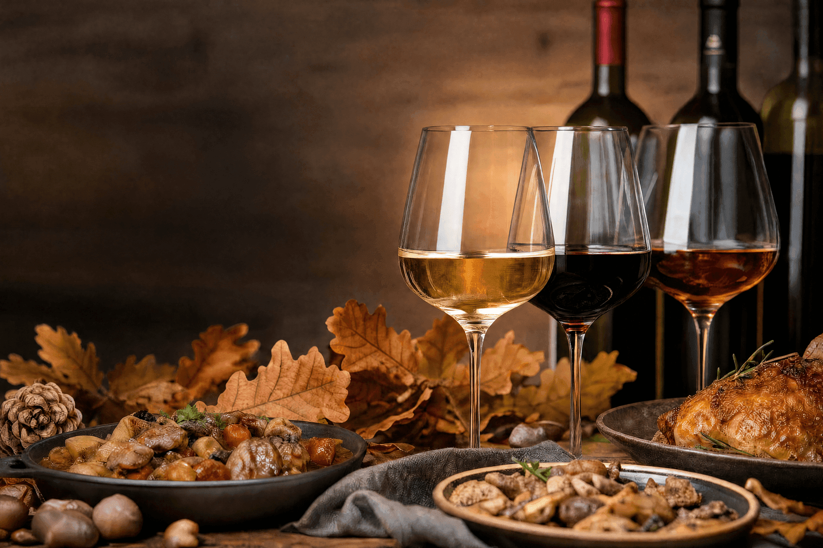 Los mejores vinos para acompañar los platos tradicionales de otoño